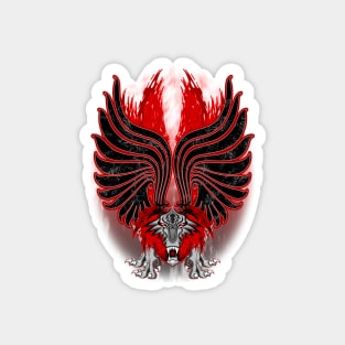 Dragon Gargoyle Tattoo Style Magnet