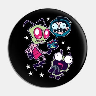 Spacey Invadies Pin