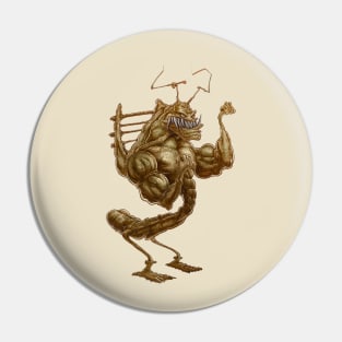 Cockroach Monster Pin