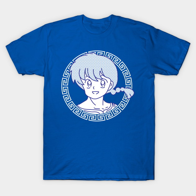 Ranma Saotome White Circle Ranma T Shirt Teepublic
