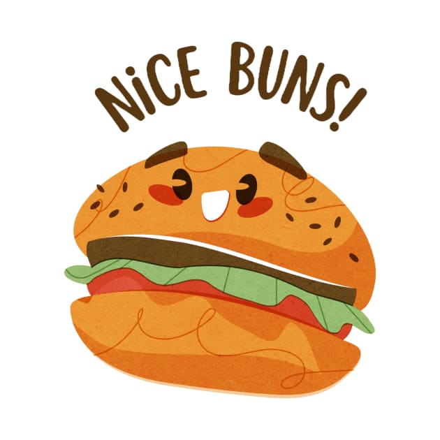 Funny Burger Nice Buns by FabDesign