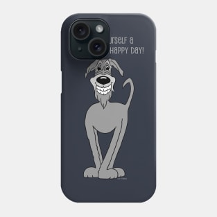 Have yourself an Irish Wolfhound happy day Phone Case