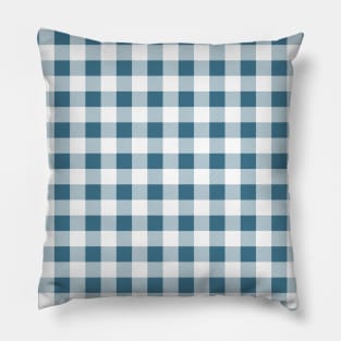 Northeastern farmer pattern blue Pillow