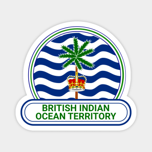 British Indian Ocean Territory Country Badge - British Indian Ocean Territory Flag Magnet