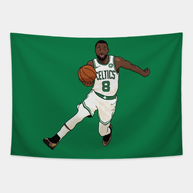 Kemba Walker Boston Celtics Tapestry by xavierjfong