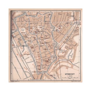 Vintage Map of Utrecht Netherlands (1897) T-Shirt