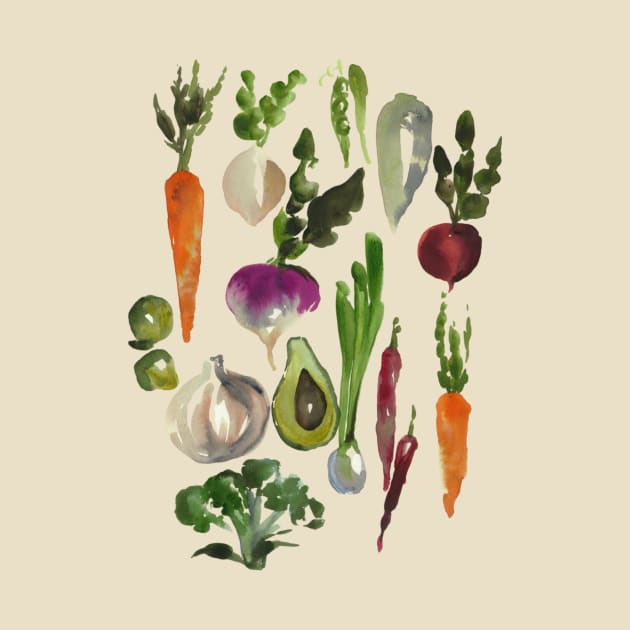 Veggies! by Shelby Kregel Art and Design