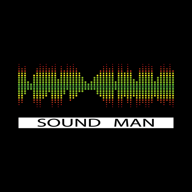 Sound man audio engineer by PrisDesign99