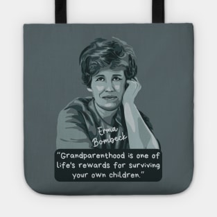 Erma Bombeck Portrait and Quote Tote