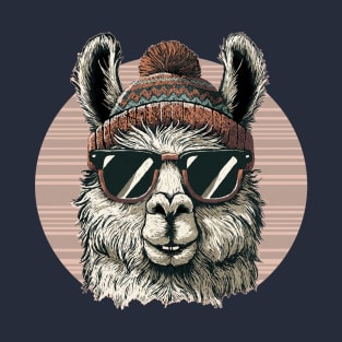 Funny Winter Llama T-Shirt