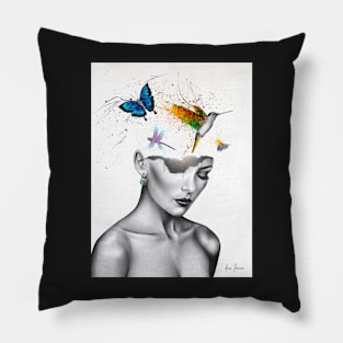 World In Her Mind Pillow