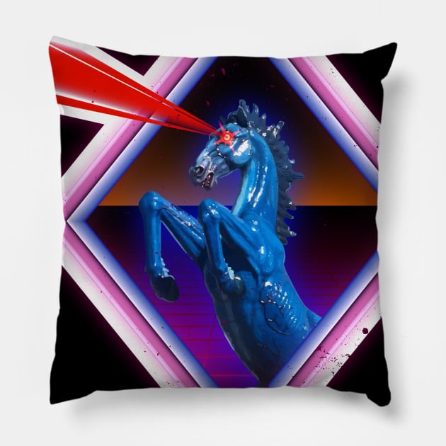 Blucifer Pillow by MutineerDisaster