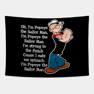 Popeye The Sailor Man Song Tapestry