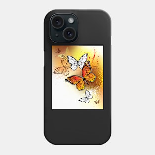 Summer Butterflies Monarchs ( Orange Butterfly ) Phone Case