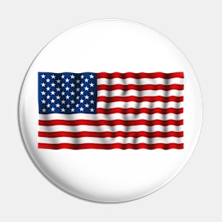 Waving Patriot Pin