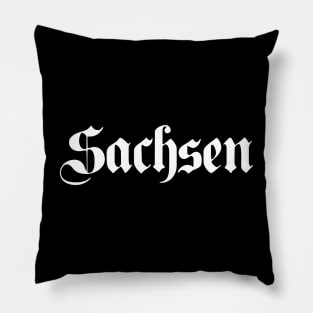 Sachsen (Saxony) written with gothic font Pillow