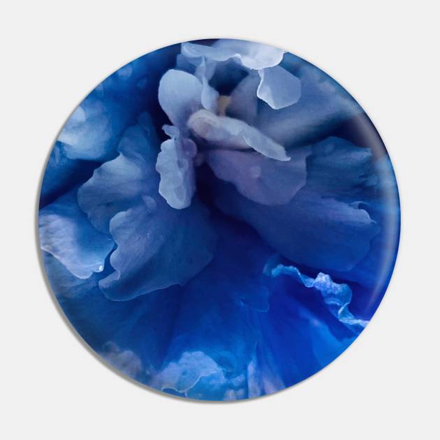 blue flower Pin by baksuart