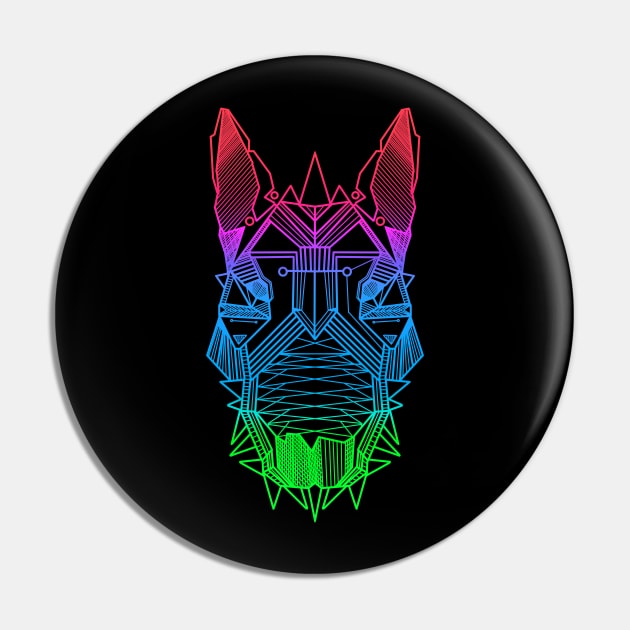 Digital Bull Terrier Pin by Logard