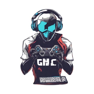 High Tech Guy Console Master Helmet Headset Gamer T-Shirt