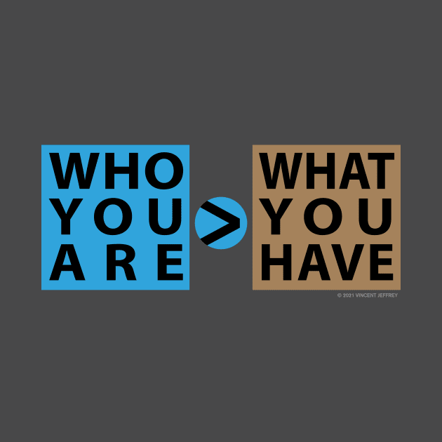 Who You Are > What You Have by Mindscaping