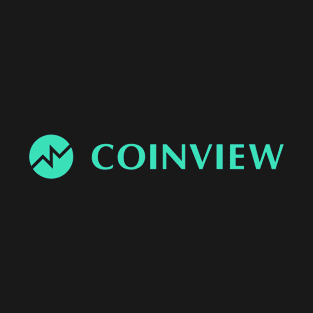 CoinView App User's Inner Circle Member - Aqua Green Logo T-Shirt