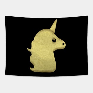 Gold Unicorn Tapestry