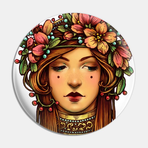 Flora Pin by Dimary