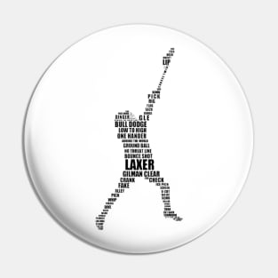 Canada lacrosse word player | Sport Pin