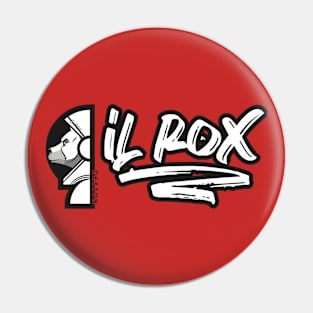 IlRoxDESIGN logo Pin