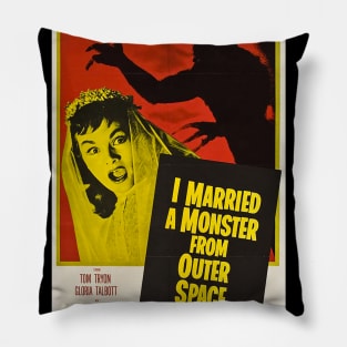 Monster from Outer Space Pillow