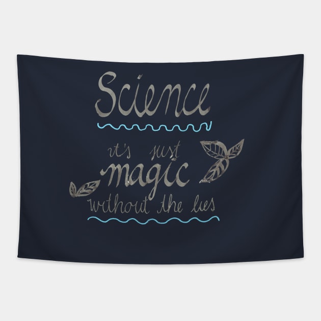 Science Is Magic Tapestry by DoodlesAndStuff