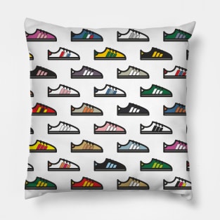 sneaker heads pattern Pillow