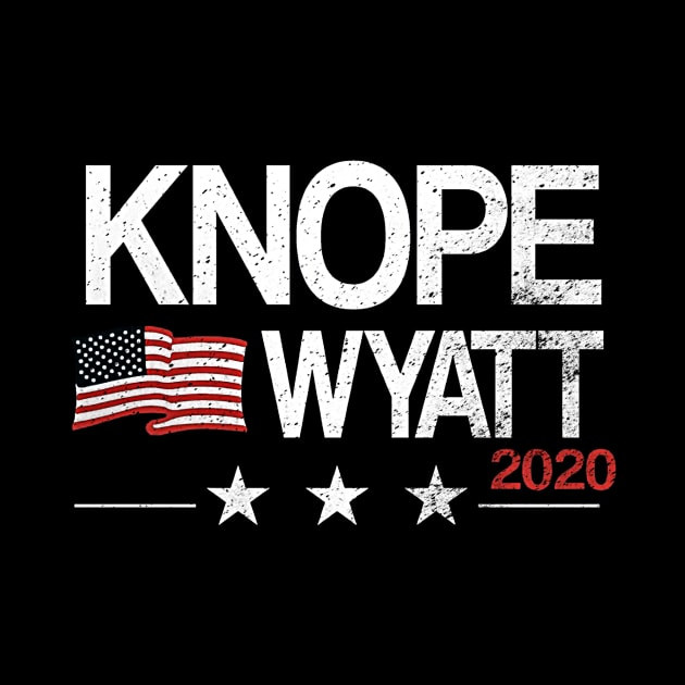 Knope VS Wyatt 2020 Black Tee by truefriend