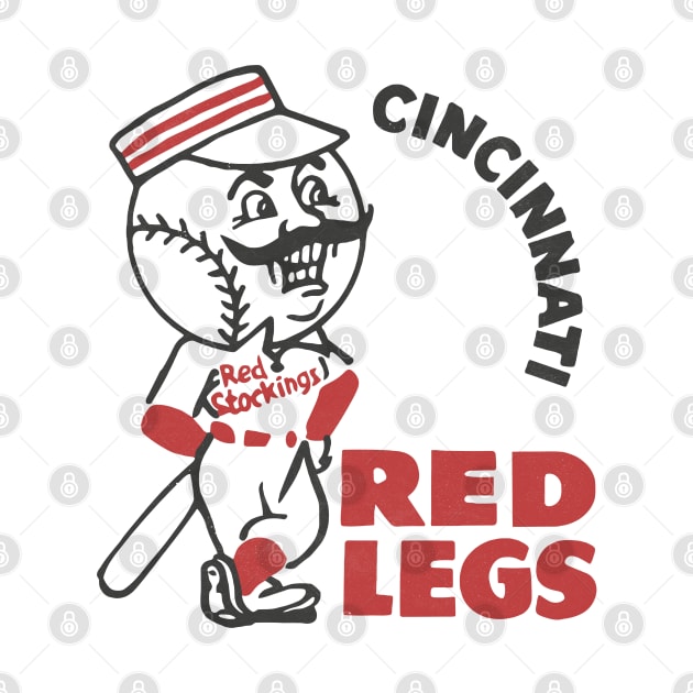 Cincinnati Red Legs by DrumRollDesigns