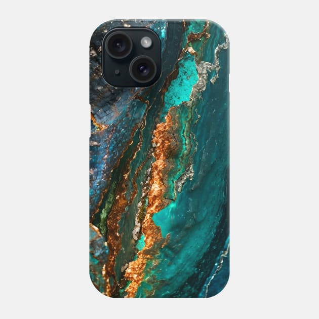 Gemstone Agate Jasper texture 1 Phone Case by redwitchart