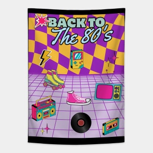 Back To The 80s Tapestry