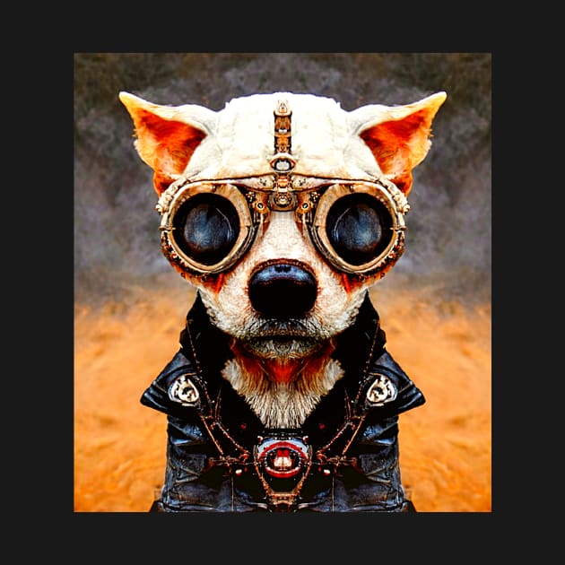 Steampunk Mad Max Doggo by Edongski303 Teepublic Merch