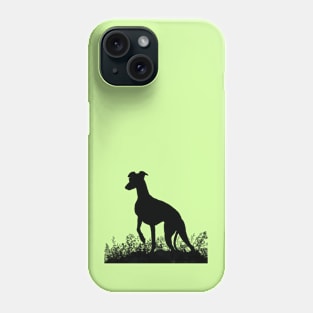 Whippet silhouette Phone Case