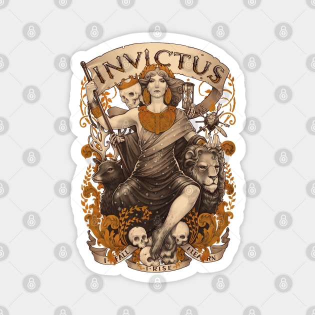 INVICTUS Magnet by Medusa Dollmaker