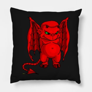 Little Red Devil No.1 Pillow