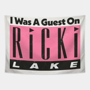 I Was A Guest On Ricki Lake / Vintage Look 90s Style Design Tapestry