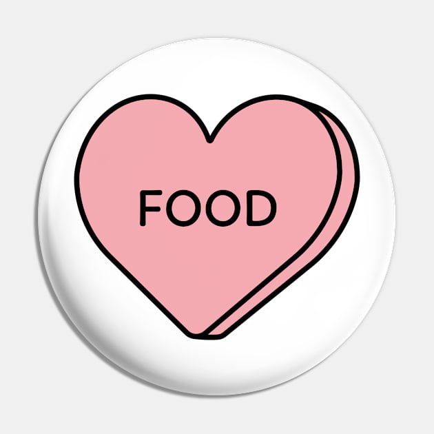 I love food - heart candy Pin by Isabelledesign