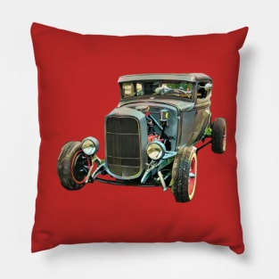 Retro Hot Rod Pillow