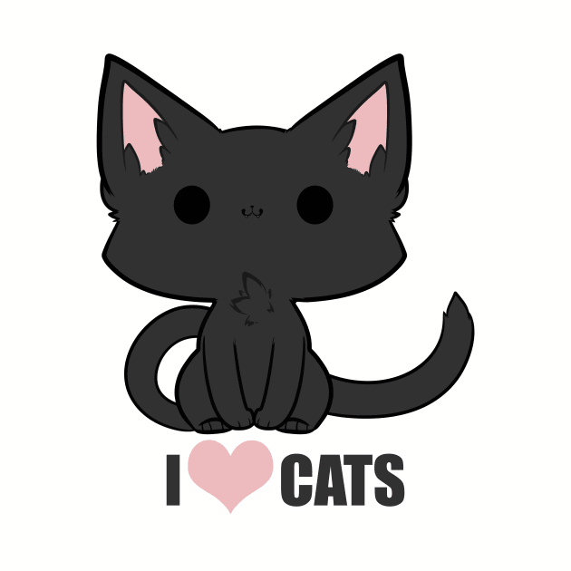 I <3 Cats! by TehButterCookie