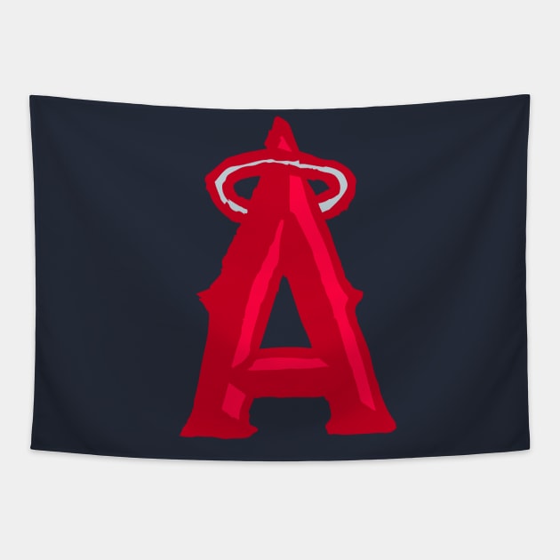 Los Angeles Angeeeels 06 Tapestry by Very Simple Graph