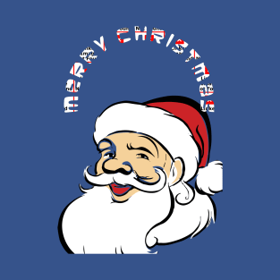 Santa Wishing Merry Christmas T-Shirt