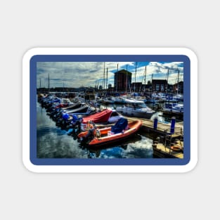 Sunderland Marina Boats #6 Magnet