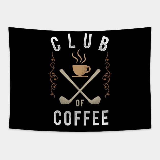 Club of Coffee Tapestry by EdifyEra