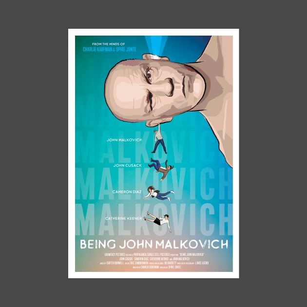 Being John Malkovich alternative movie poster by chrisayerscreative