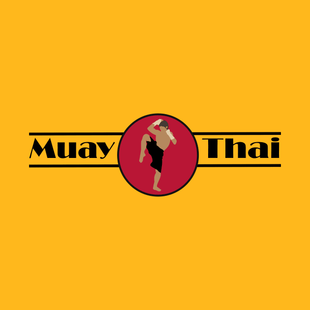 Muay Thai fighter thailand t shirt thai boxing tee by Jakavonis